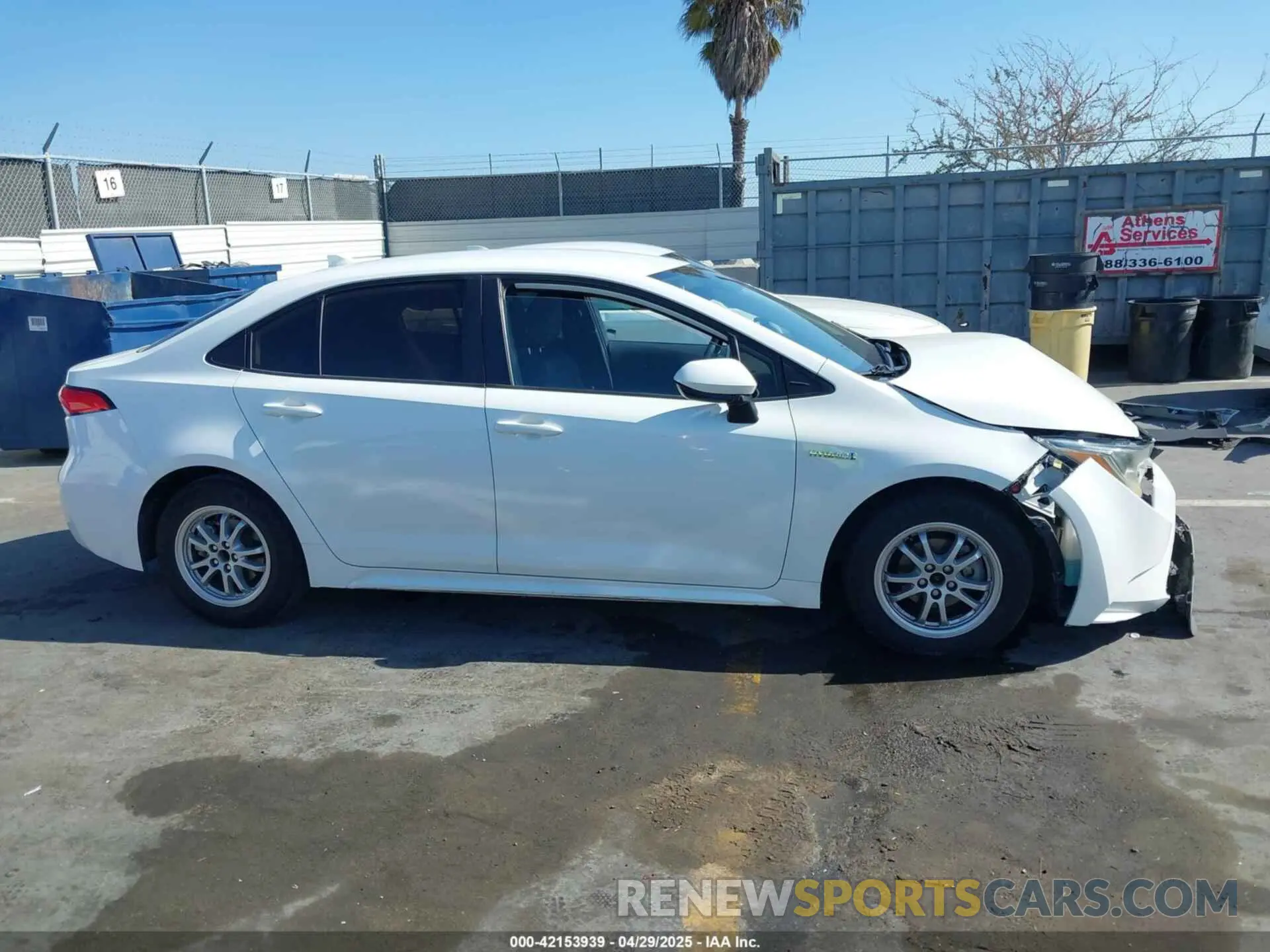 12 Photograph of a damaged car JTDEBRBE3LJ017693 TOYOTA COROLLA 2020