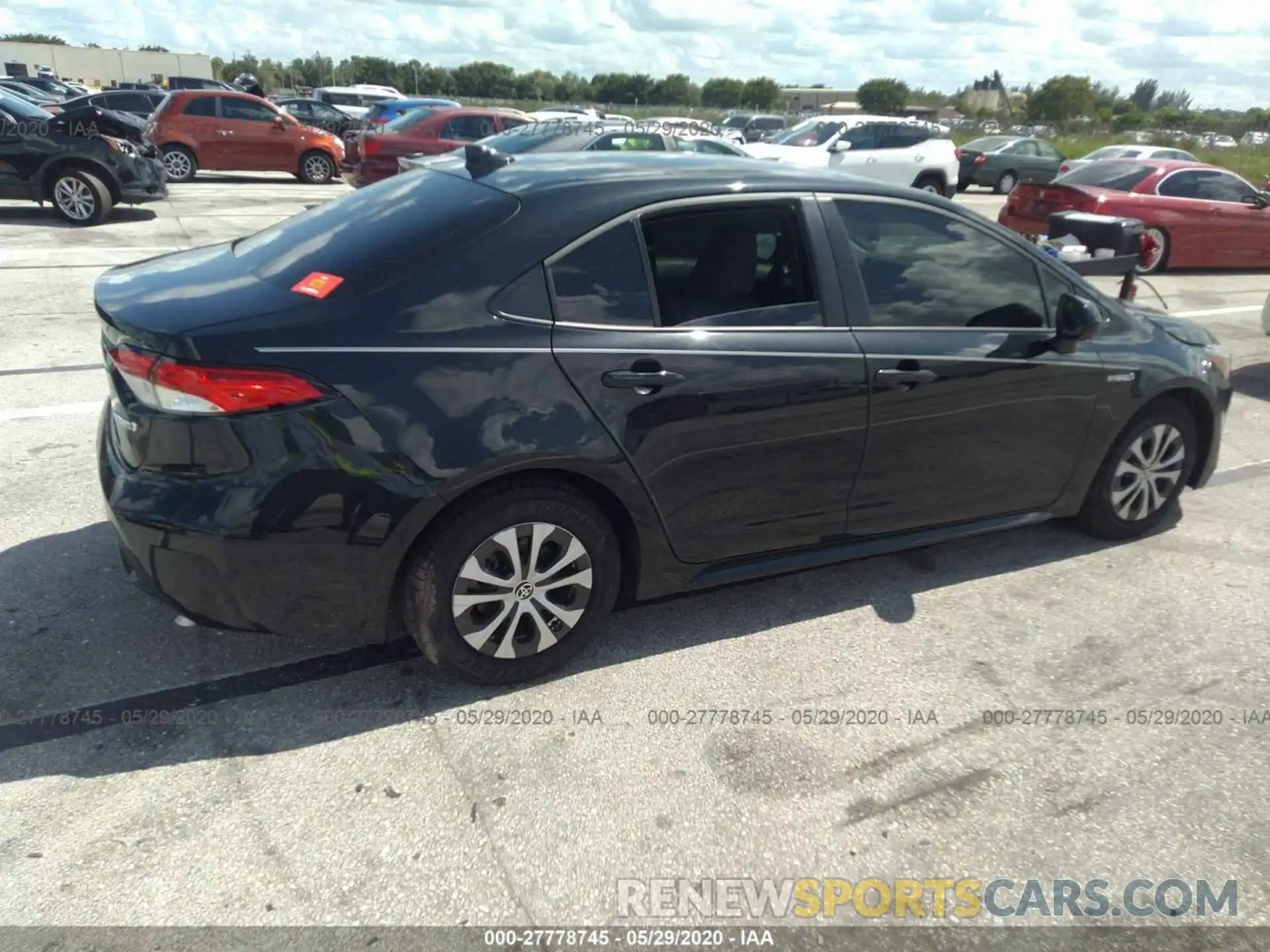 4 Photograph of a damaged car JTDEBRBE3LJ022280 TOYOTA COROLLA 2020