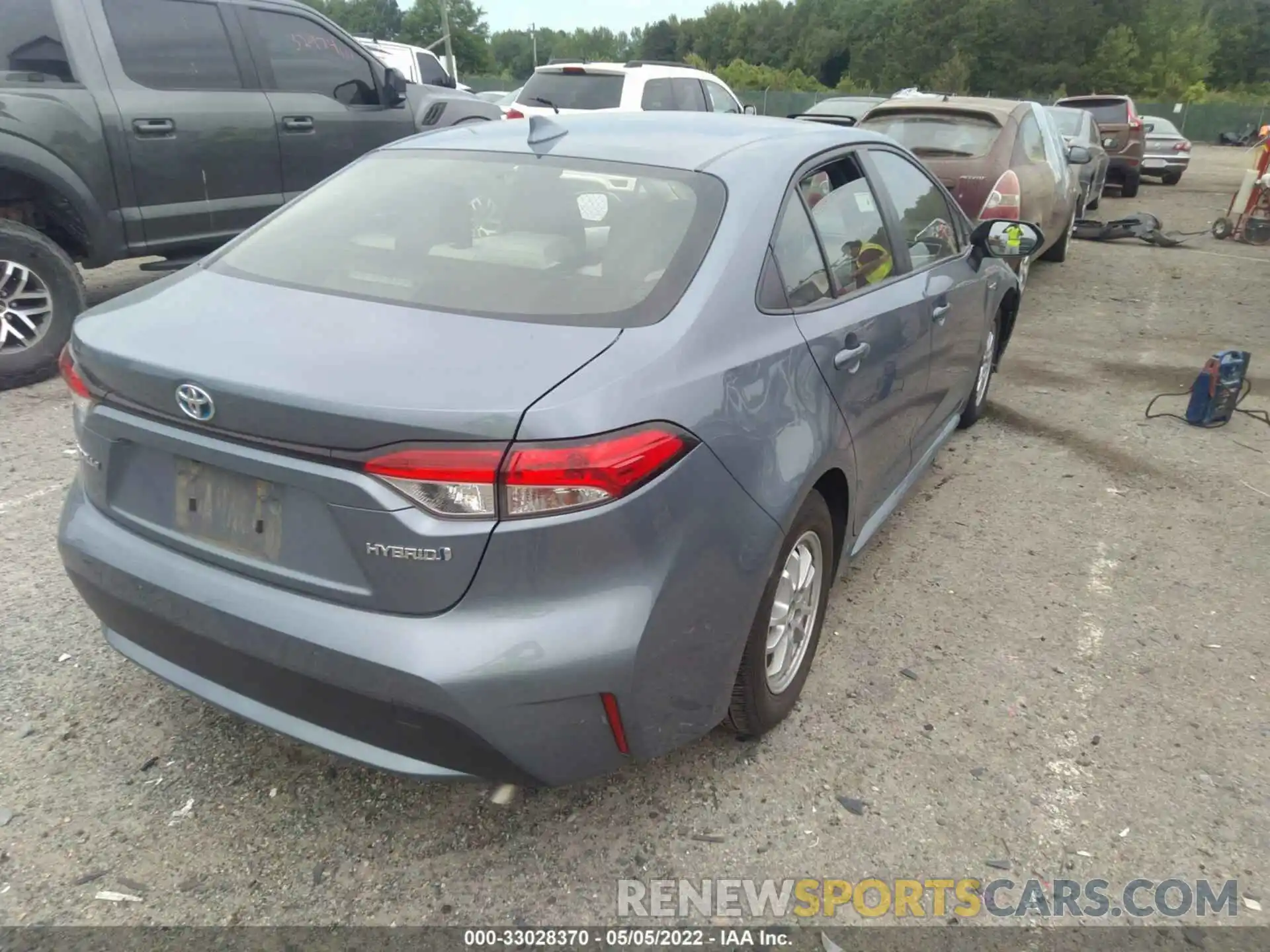 2 Photograph of a damaged car JTDEBRBE3LJ026197 TOYOTA COROLLA 2020