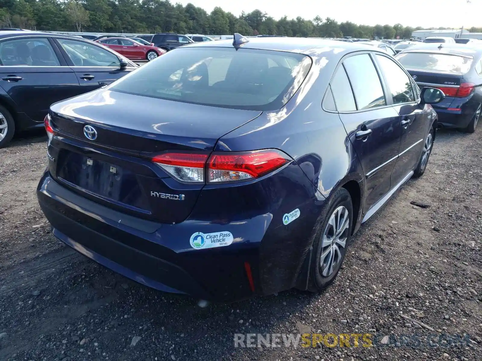 4 Photograph of a damaged car JTDEBRBE4LJ002250 TOYOTA COROLLA 2020