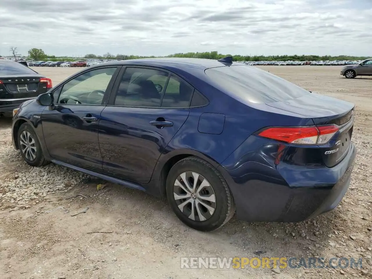 2 Photograph of a damaged car JTDEBRBE4LJ015497 TOYOTA COROLLA 2020