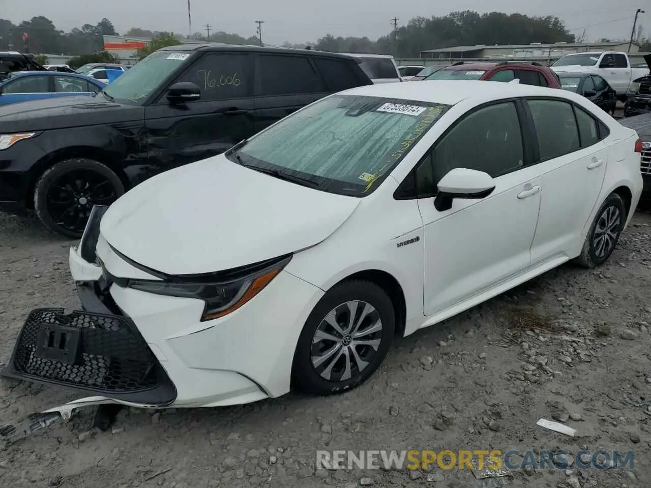 1 Photograph of a damaged car JTDEBRBE4LJ021817 TOYOTA COROLLA 2020