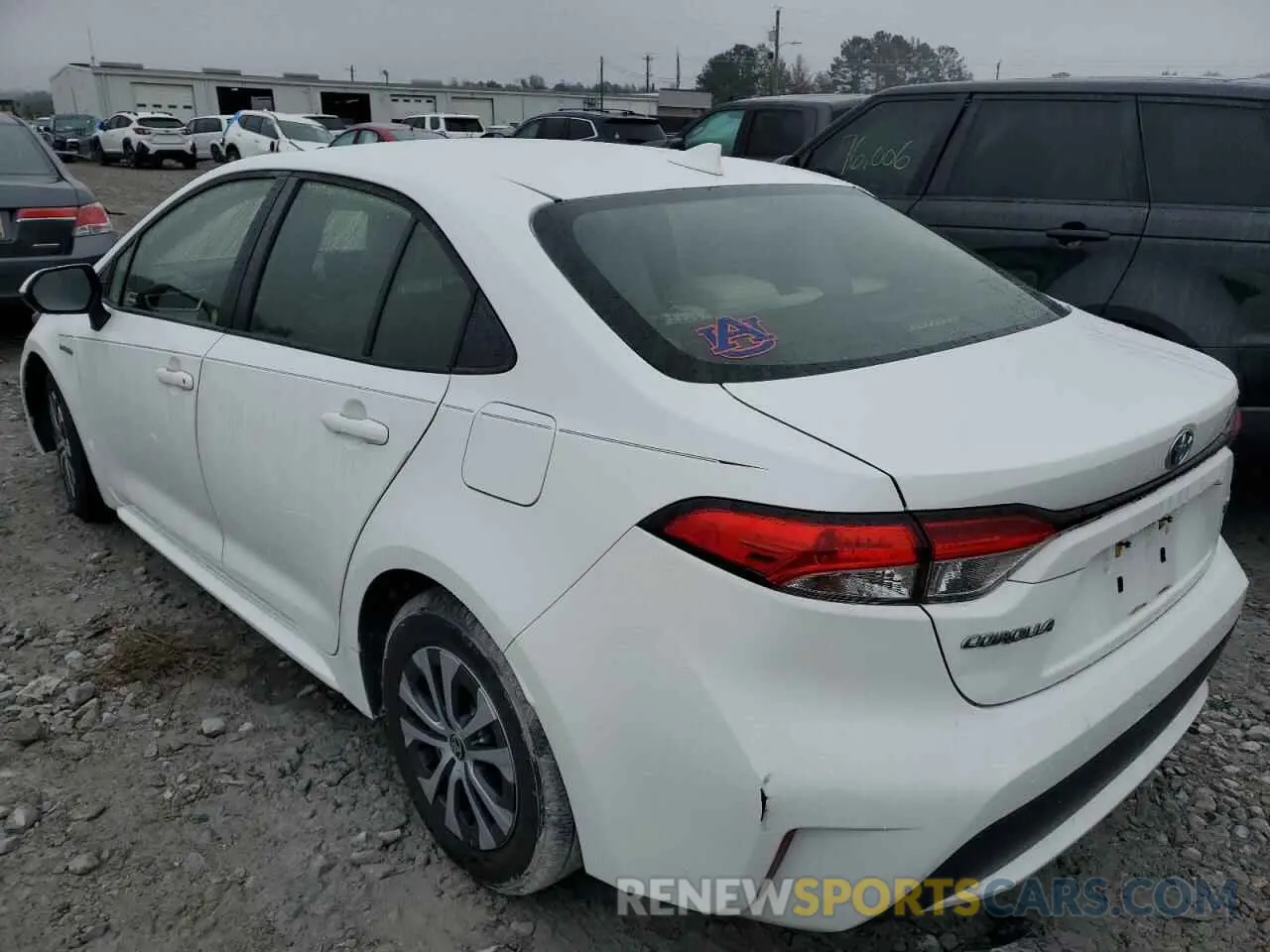 2 Photograph of a damaged car JTDEBRBE4LJ021817 TOYOTA COROLLA 2020