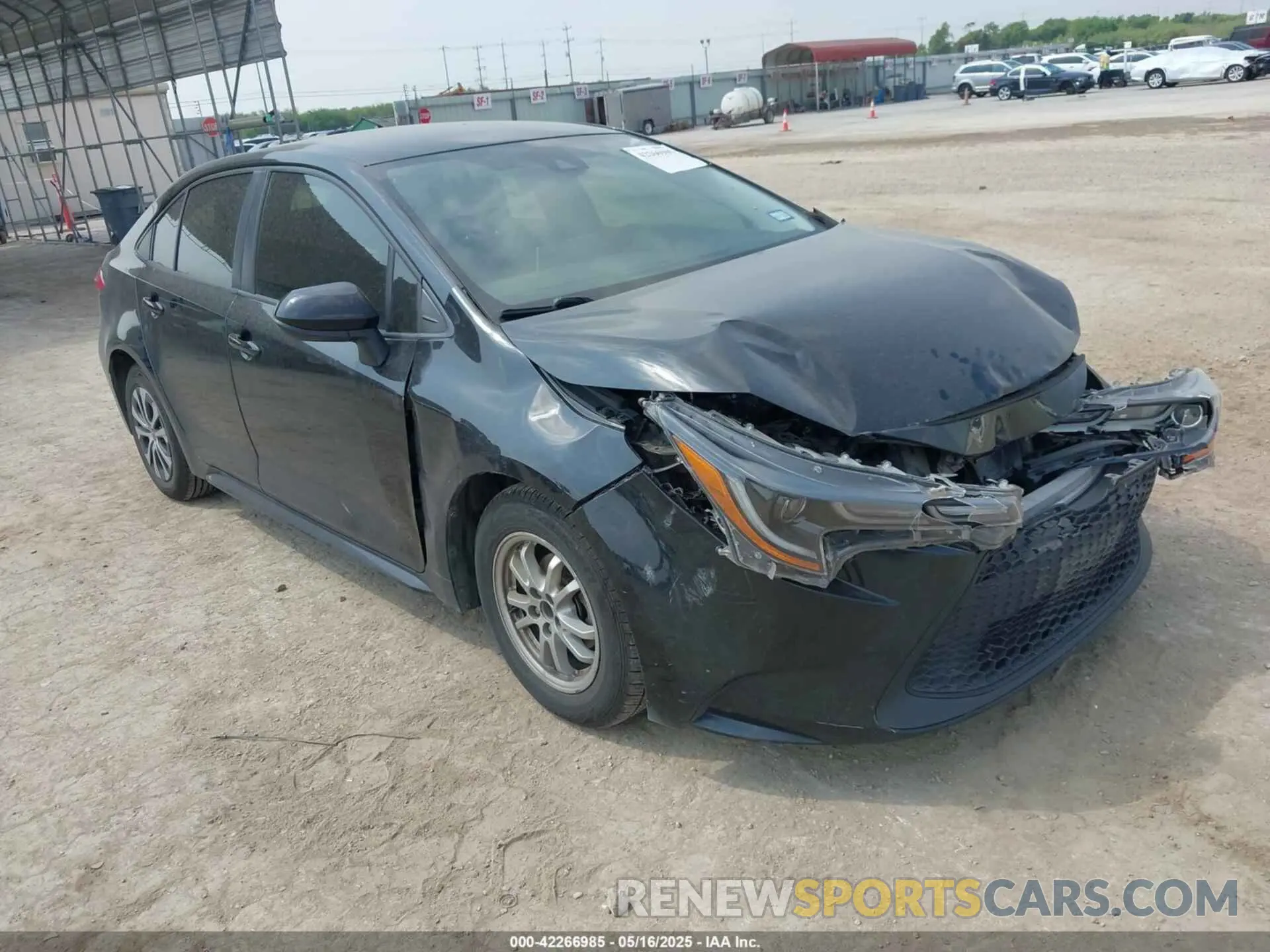 1 Photograph of a damaged car JTDEBRBE4LJ024099 TOYOTA COROLLA 2020