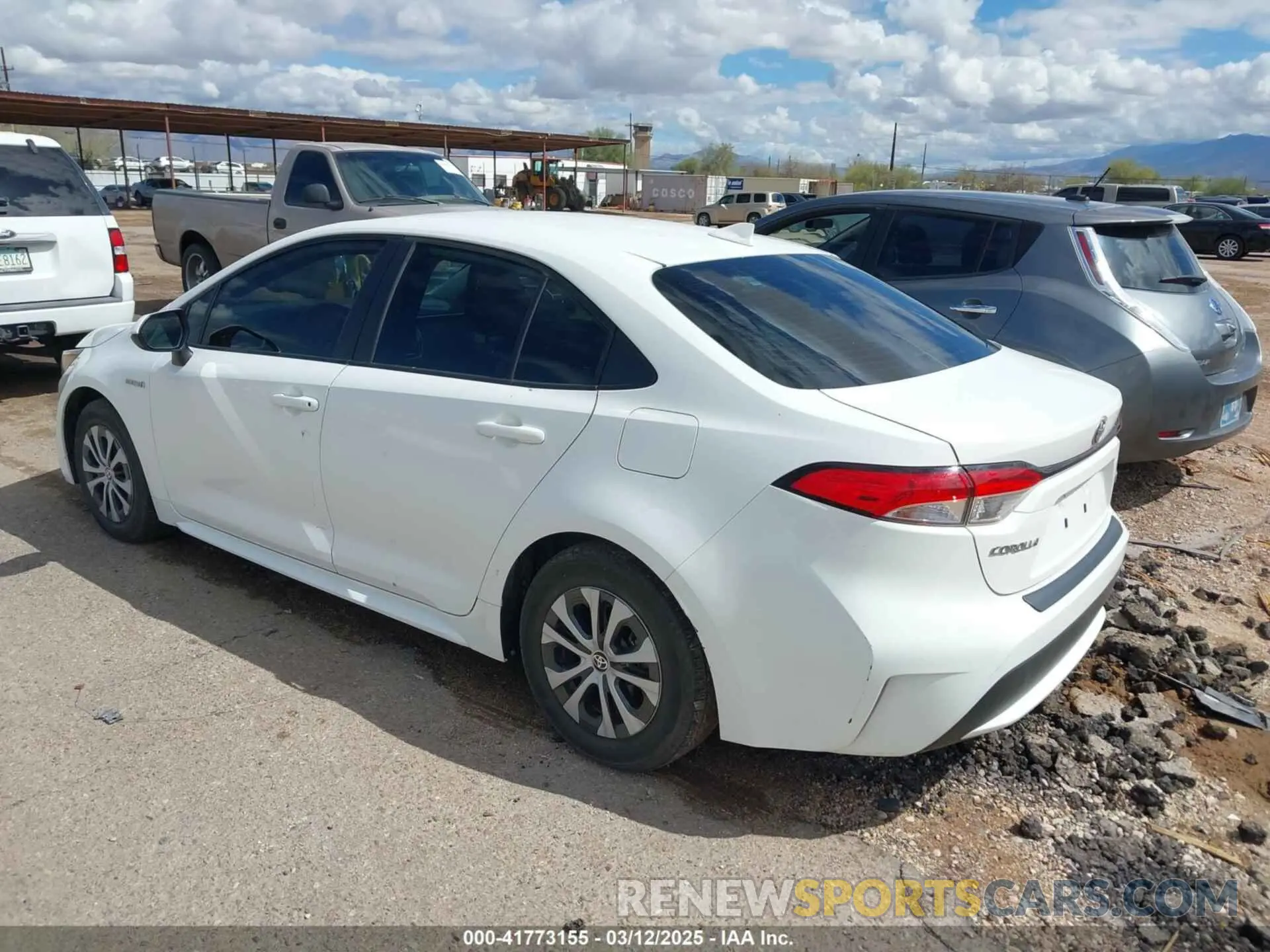 3 Photograph of a damaged car JTDEBRBE4LJ026239 TOYOTA COROLLA 2020