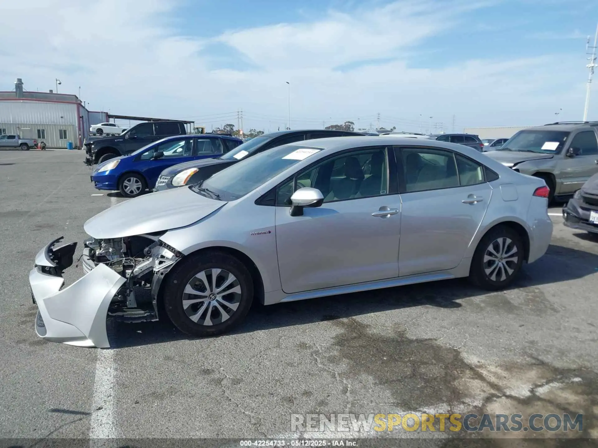15 Photograph of a damaged car JTDEBRBE4LJ029481 TOYOTA COROLLA 2020