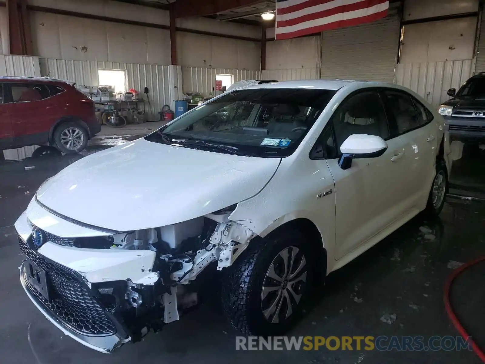 2 Photograph of a damaged car JTDEBRBE4LJ030288 TOYOTA COROLLA 2020