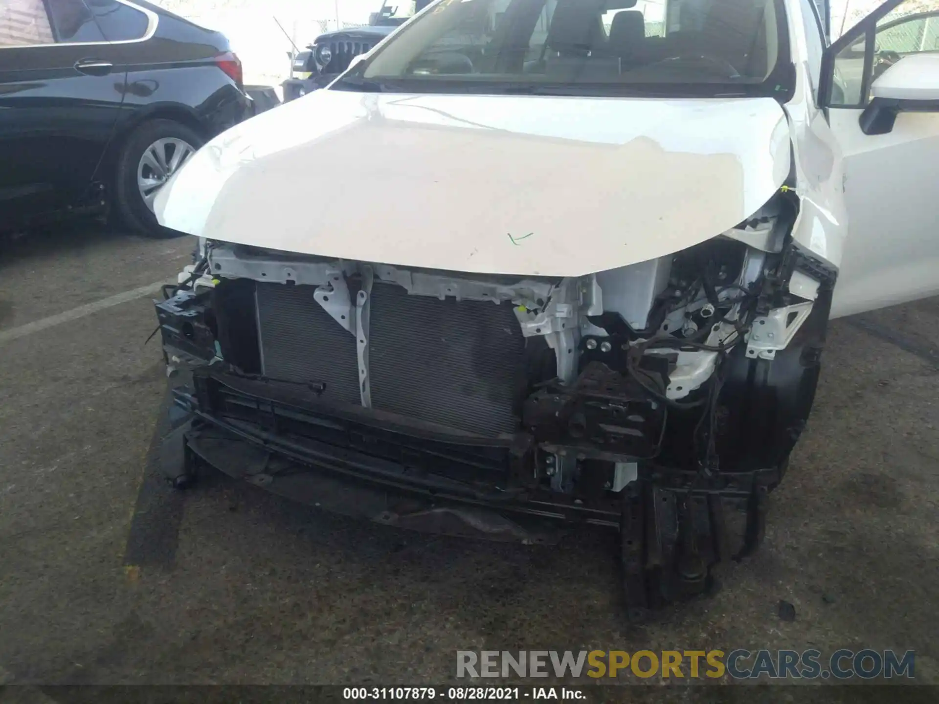 6 Photograph of a damaged car JTDEBRBE5LJ000183 TOYOTA COROLLA 2020