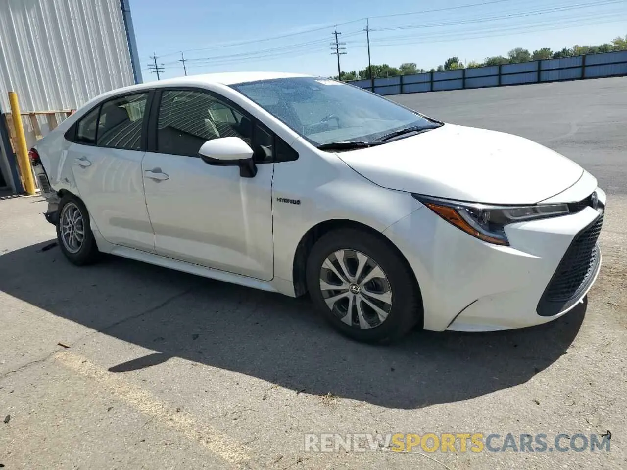 4 Photograph of a damaged car JTDEBRBE5LJ003844 TOYOTA COROLLA 2020