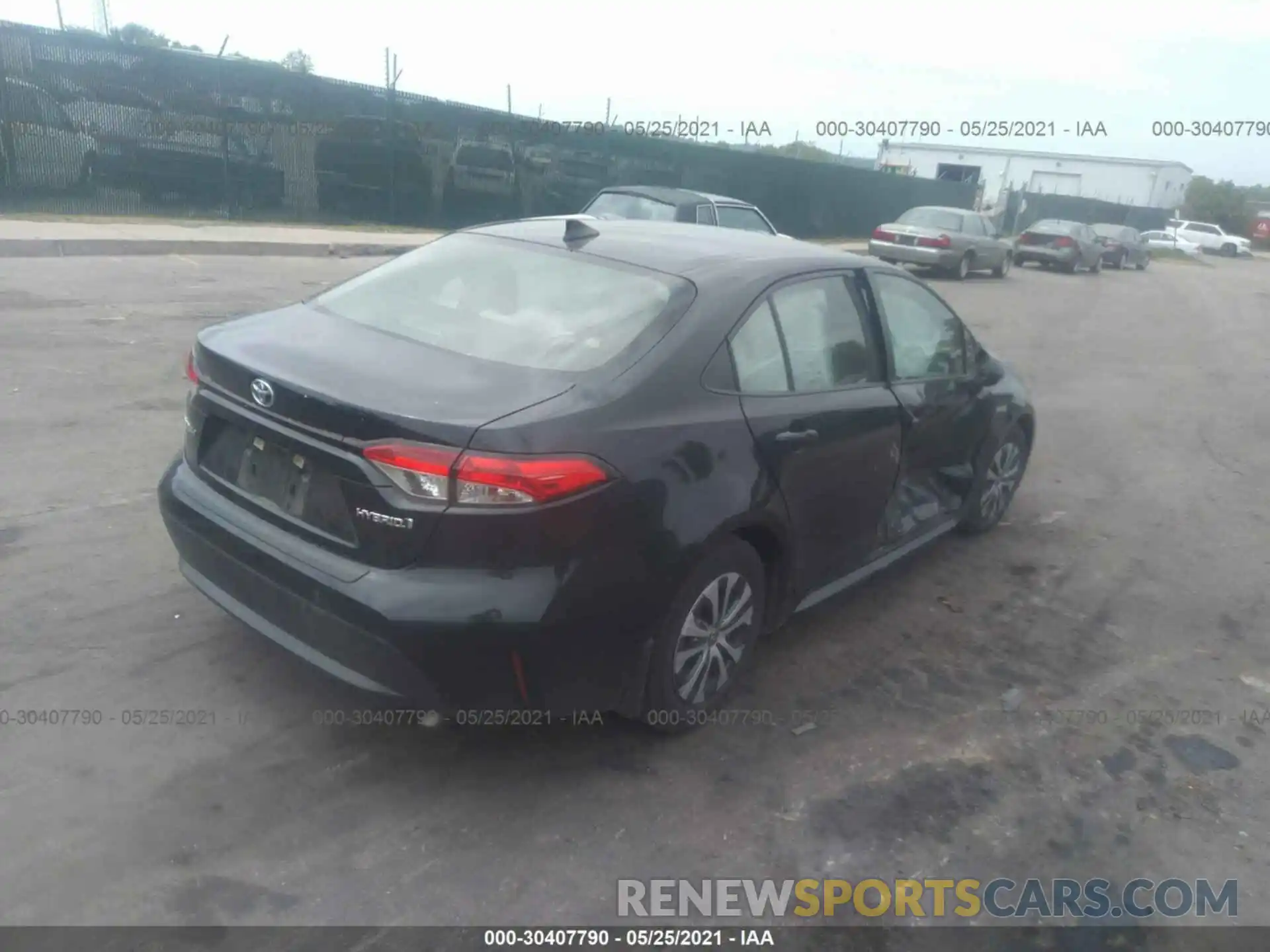 4 Photograph of a damaged car JTDEBRBE5LJ007652 TOYOTA COROLLA 2020