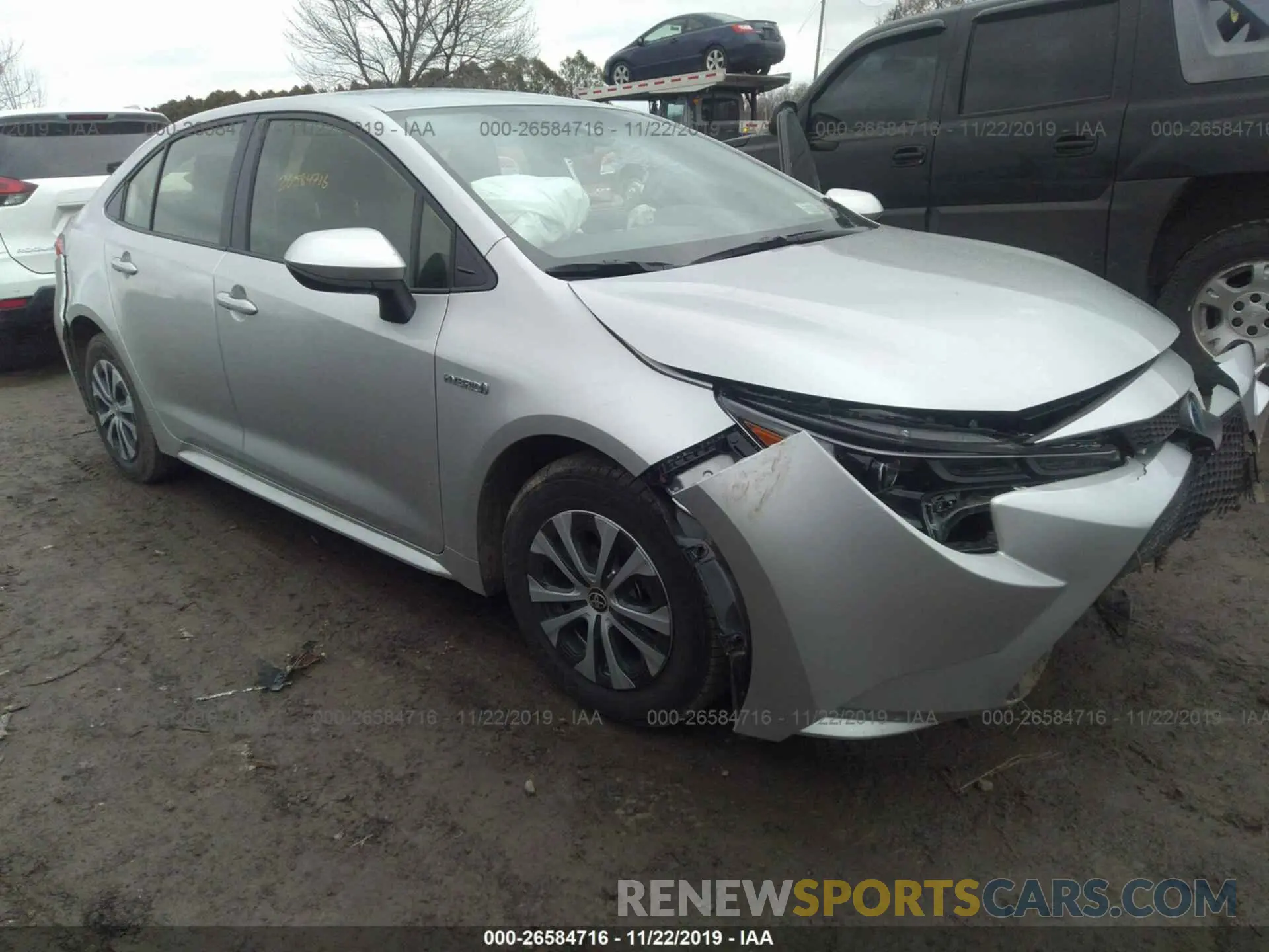 1 Photograph of a damaged car JTDEBRBE5LJ014052 TOYOTA COROLLA 2020