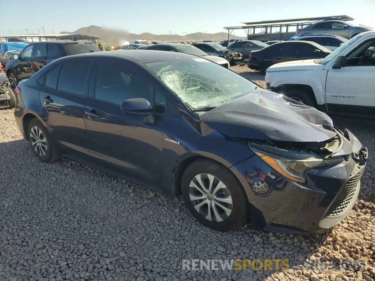 4 Photograph of a damaged car JTDEBRBE5LJ017212 TOYOTA COROLLA 2020