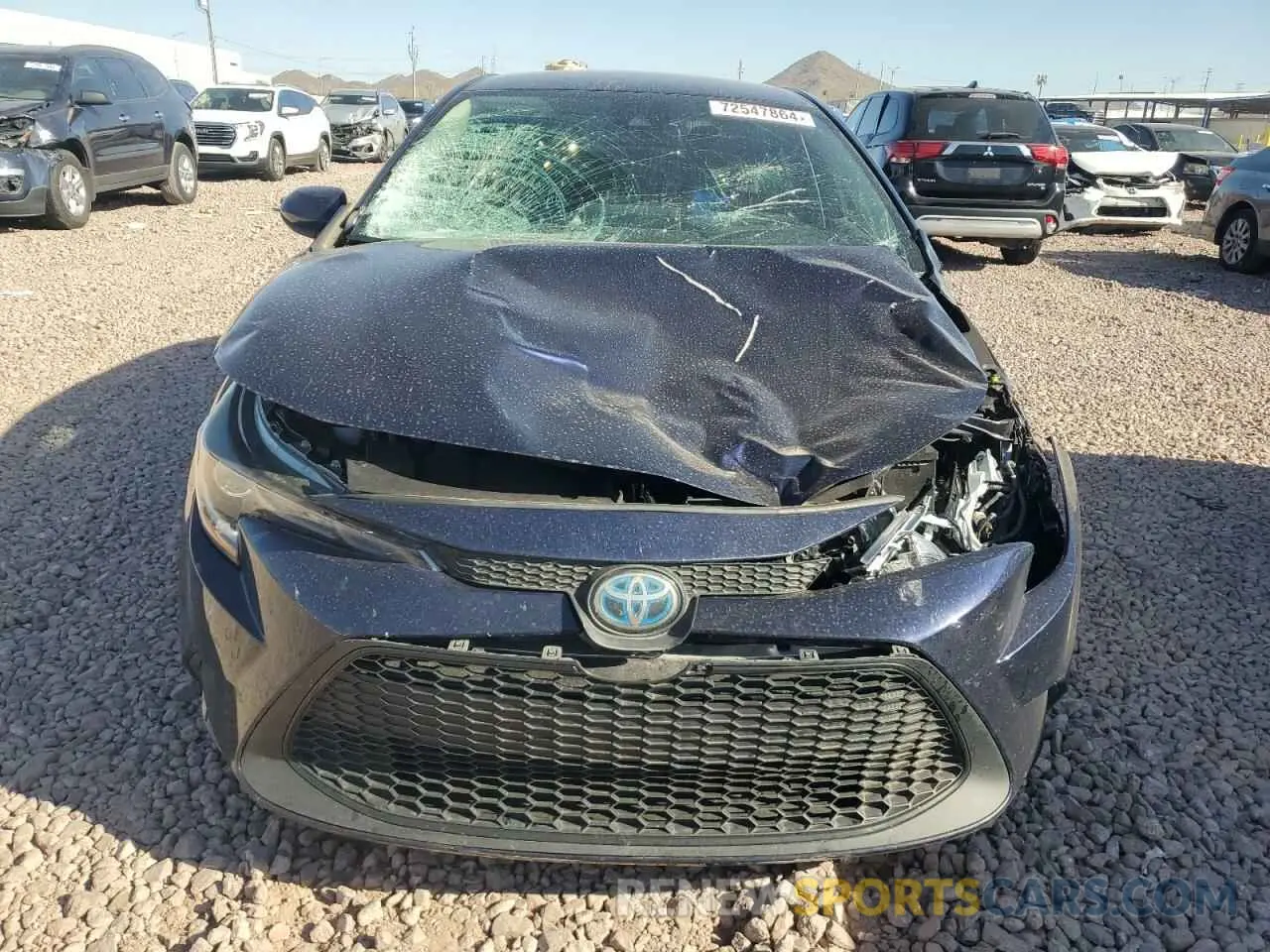 5 Photograph of a damaged car JTDEBRBE5LJ017212 TOYOTA COROLLA 2020