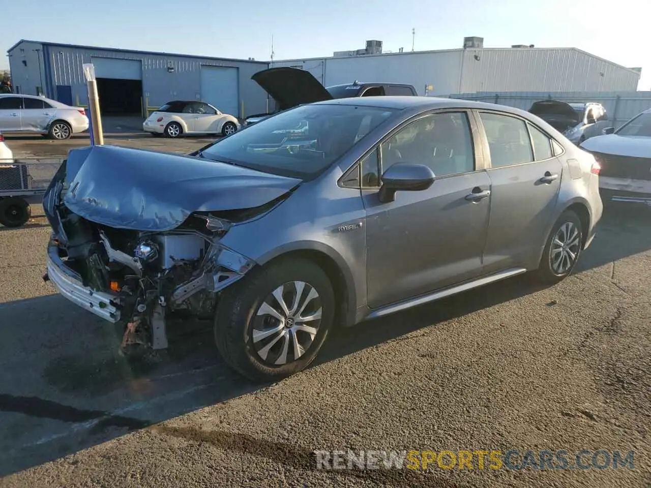 1 Photograph of a damaged car JTDEBRBE5LJ026444 TOYOTA COROLLA 2020