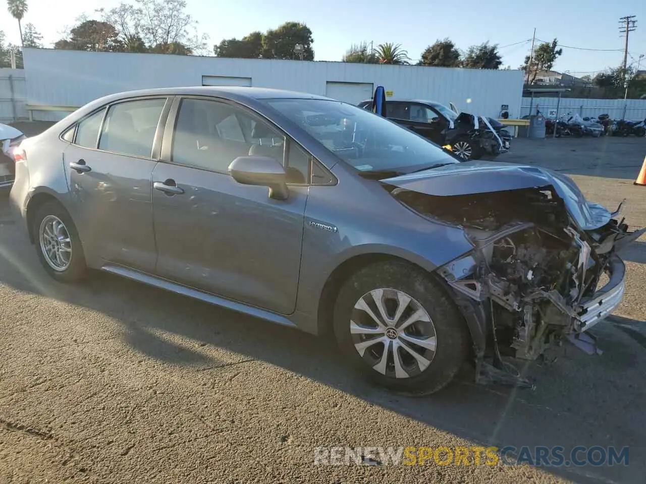 4 Photograph of a damaged car JTDEBRBE5LJ026444 TOYOTA COROLLA 2020