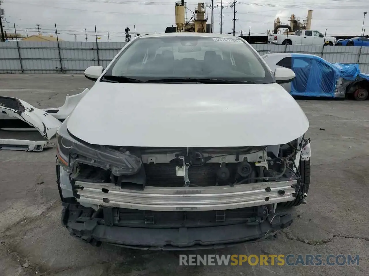 5 Photograph of a damaged car JTDEBRBE5LJ027240 TOYOTA COROLLA 2020