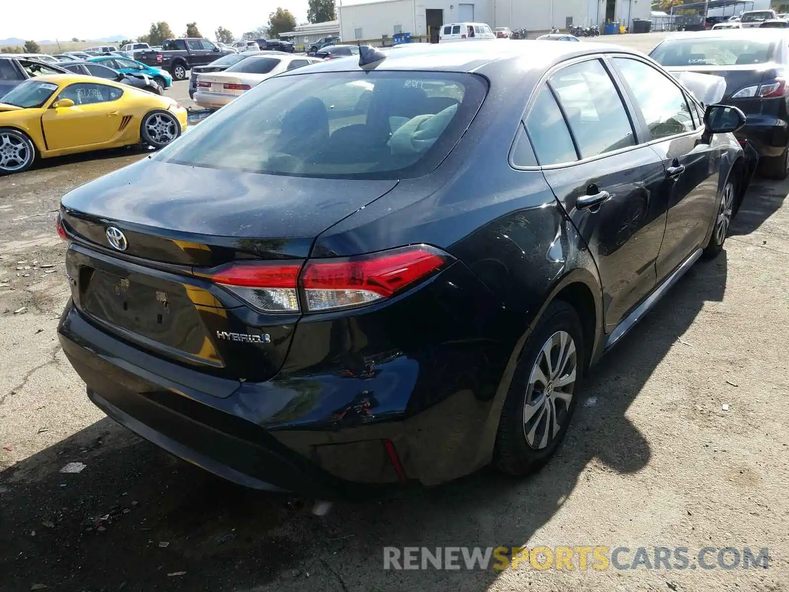 4 Photograph of a damaged car JTDEBRBE6LJ001360 TOYOTA COROLLA 2020