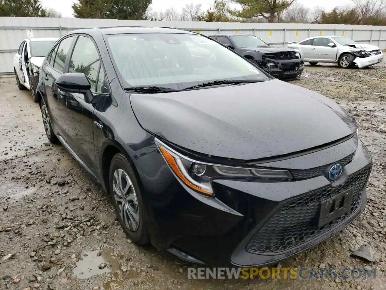 1 Photograph of a damaged car JTDEBRBE6LJ002380 TOYOTA COROLLA 2020