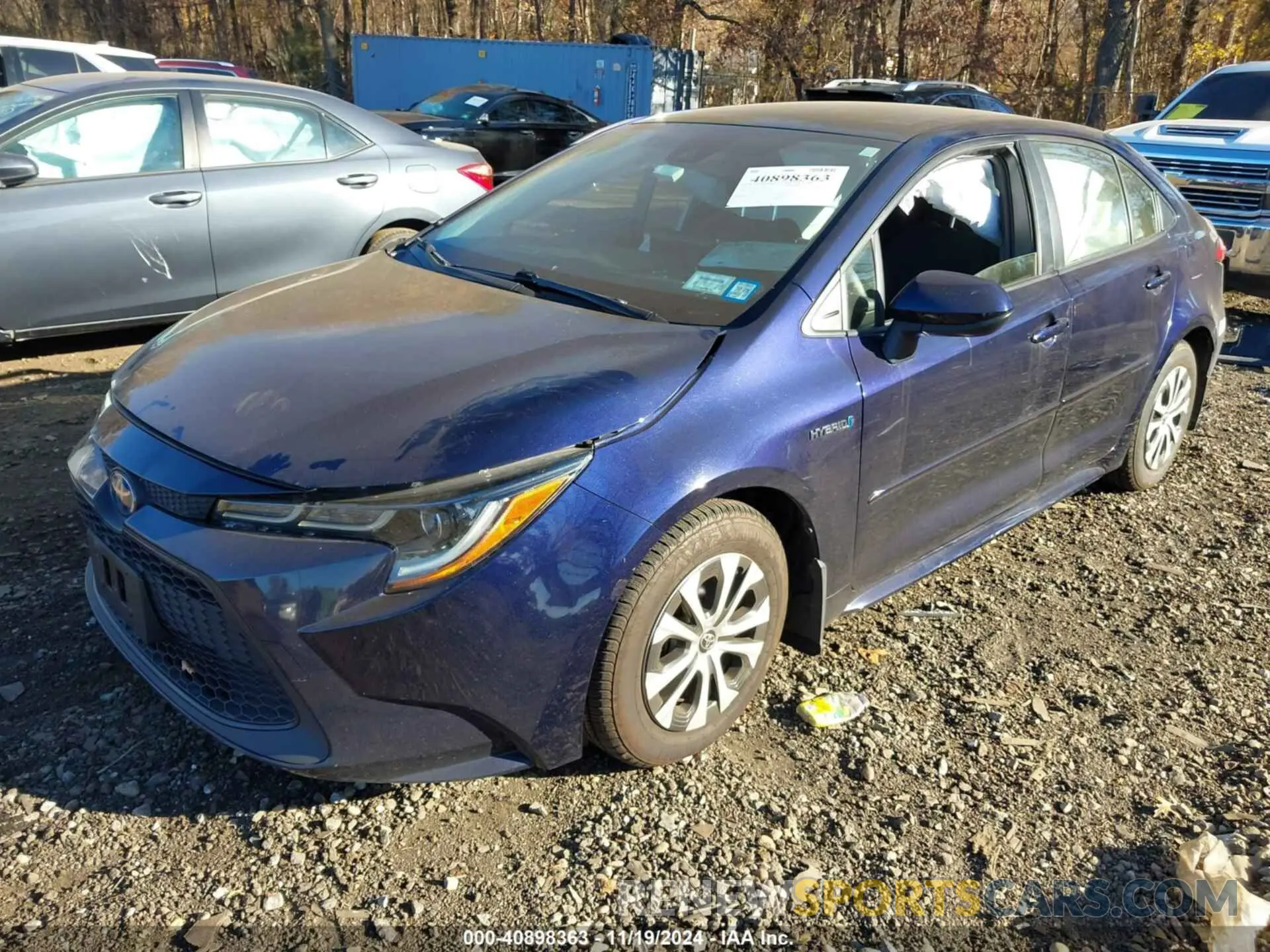 2 Photograph of a damaged car JTDEBRBE6LJ004131 TOYOTA COROLLA 2020