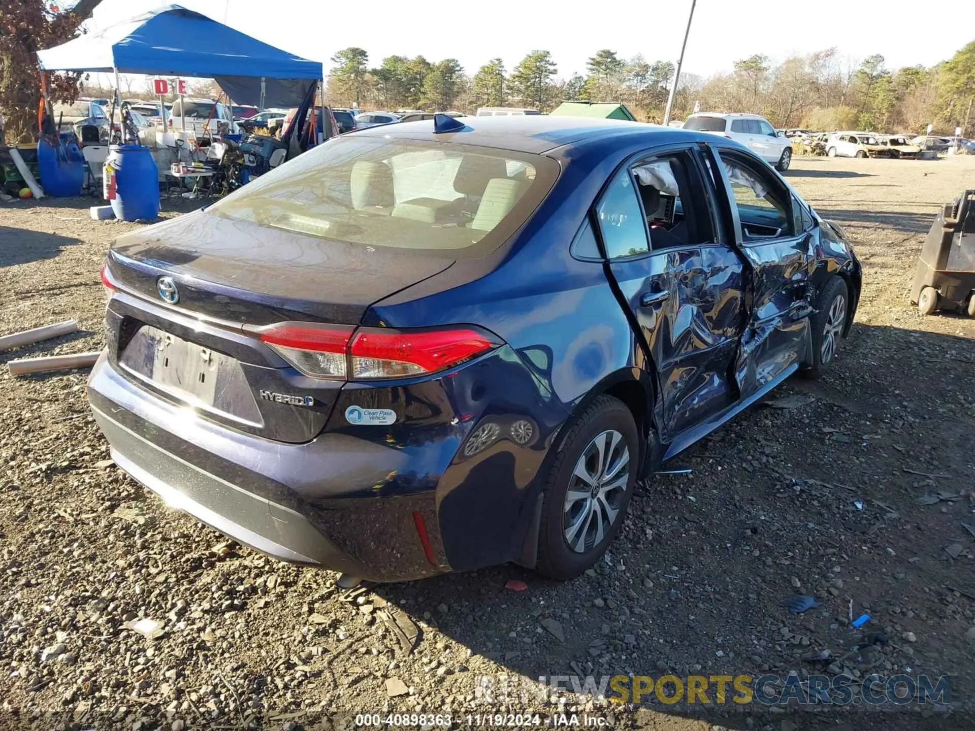 4 Photograph of a damaged car JTDEBRBE6LJ004131 TOYOTA COROLLA 2020