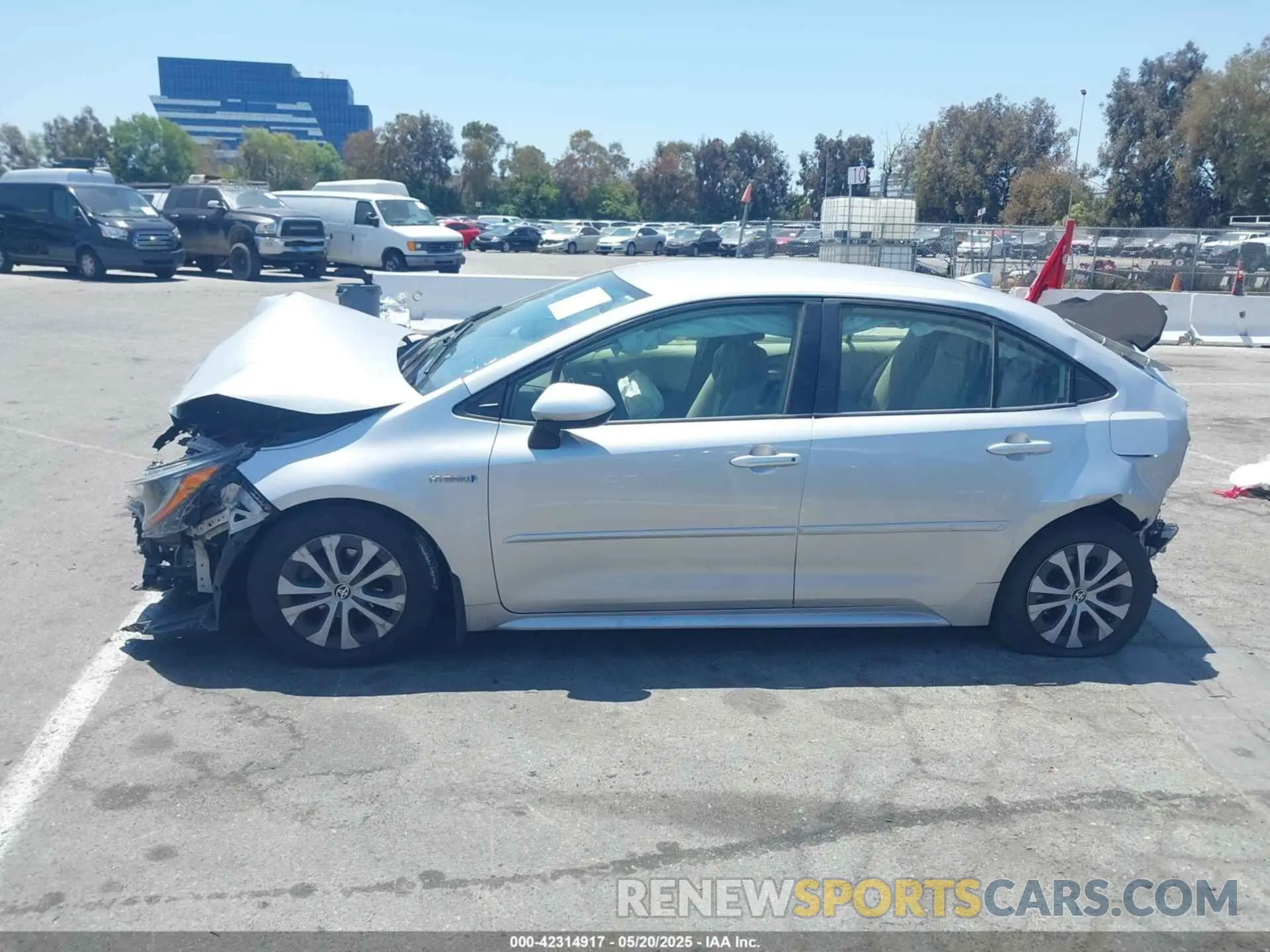 15 Photograph of a damaged car JTDEBRBE6LJ010706 TOYOTA COROLLA 2020