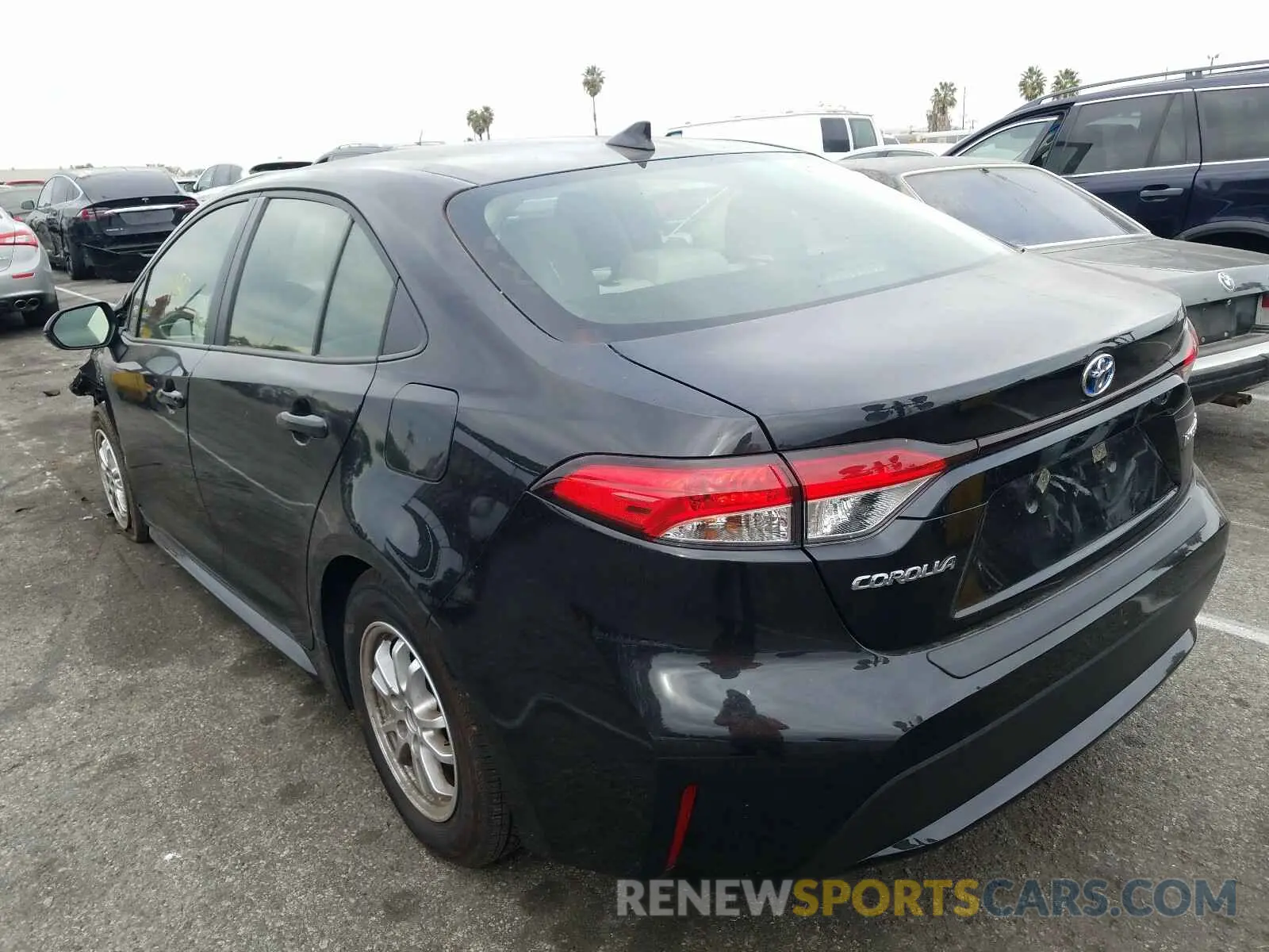 3 Photograph of a damaged car JTDEBRBE6LJ012343 TOYOTA COROLLA 2020