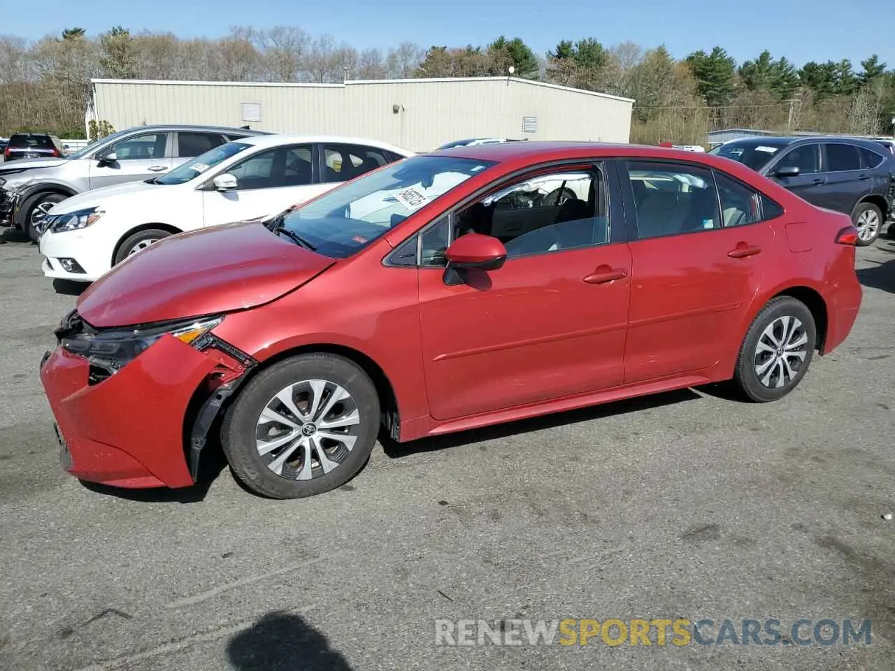 1 Photograph of a damaged car JTDEBRBE7LJ002713 TOYOTA COROLLA 2020