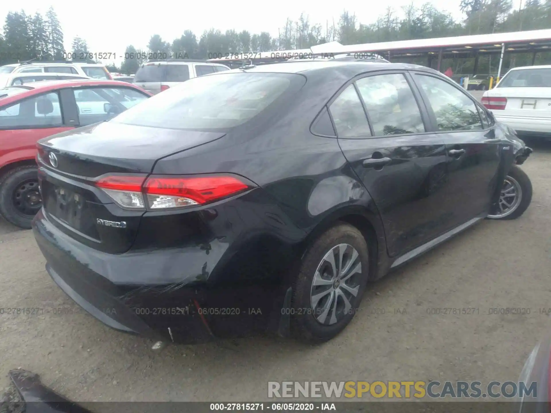 4 Photograph of a damaged car JTDEBRBE7LJ005885 TOYOTA COROLLA 2020