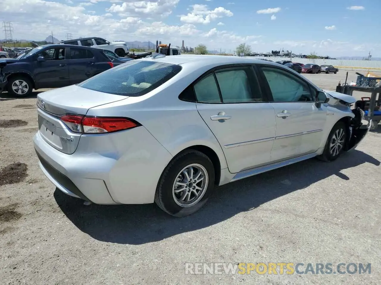 3 Photograph of a damaged car JTDEBRBE7LJ009287 TOYOTA COROLLA 2020