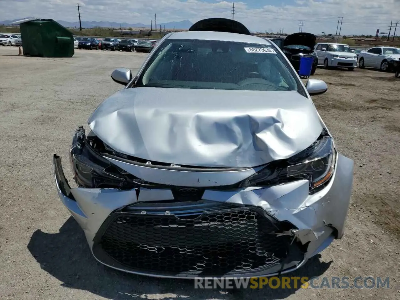 5 Photograph of a damaged car JTDEBRBE7LJ009287 TOYOTA COROLLA 2020