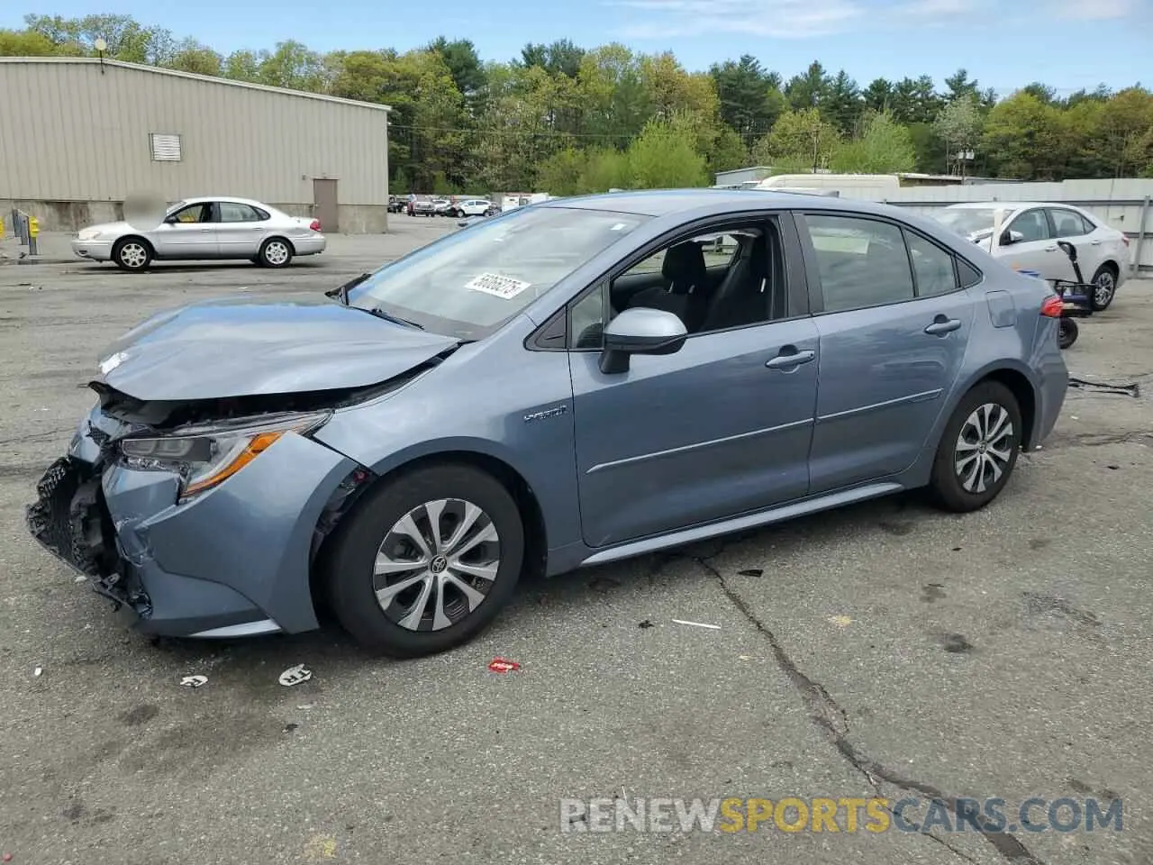 1 Photograph of a damaged car JTDEBRBE7LJ010391 TOYOTA COROLLA 2020