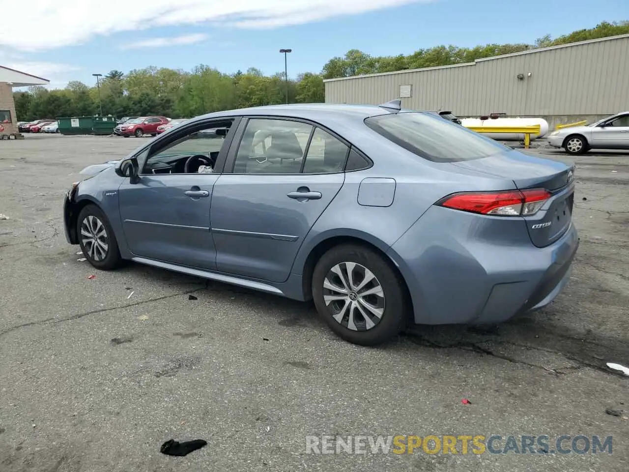 2 Photograph of a damaged car JTDEBRBE7LJ010391 TOYOTA COROLLA 2020