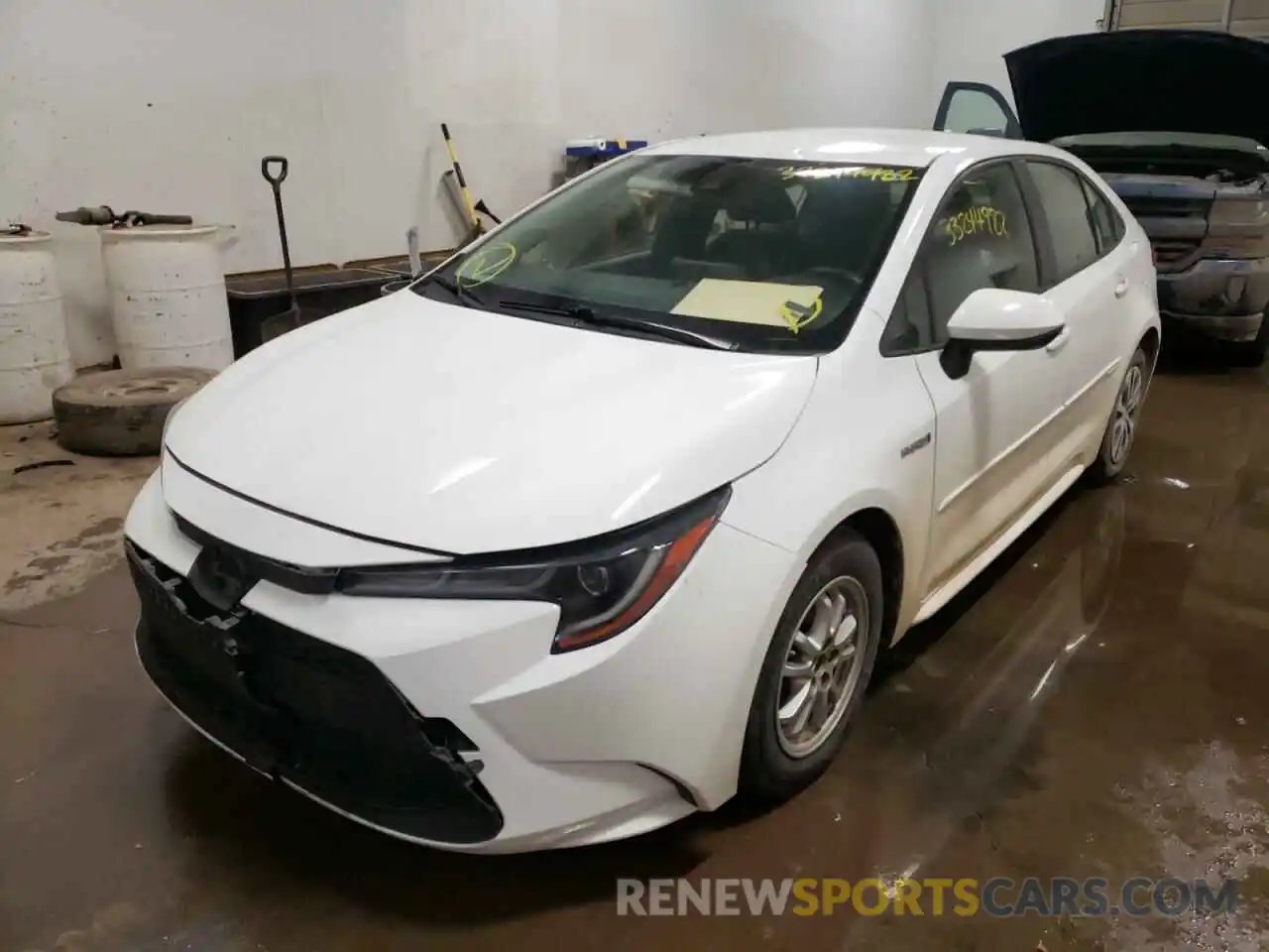 2 Photograph of a damaged car JTDEBRBE7LJ010505 TOYOTA COROLLA 2020