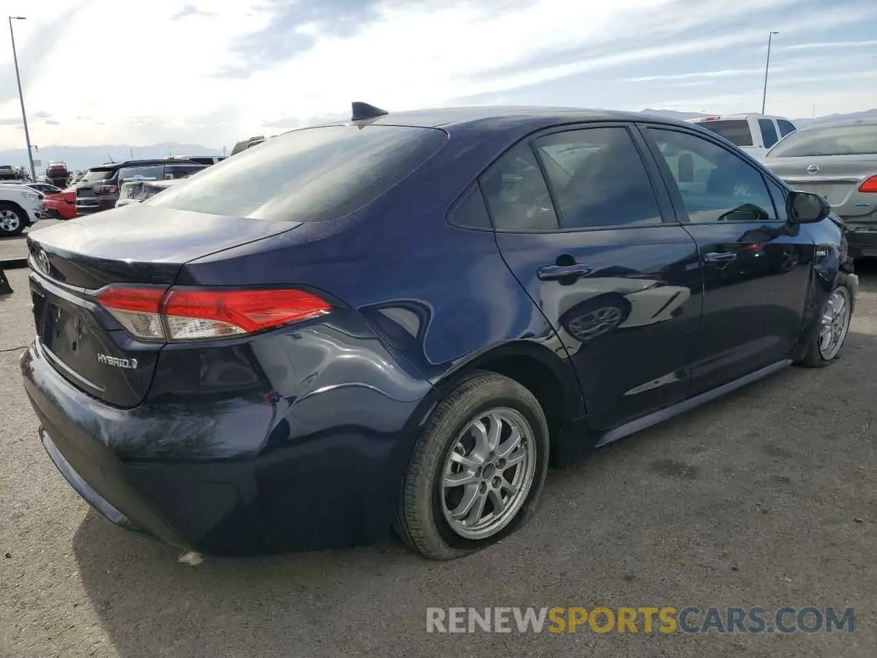 3 Photograph of a damaged car JTDEBRBE7LJ018149 TOYOTA COROLLA 2020