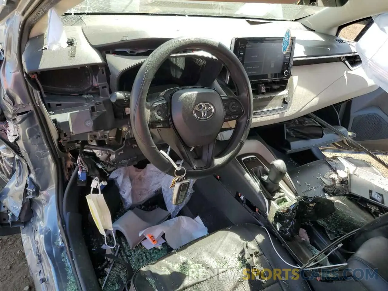 8 Photograph of a damaged car JTDEBRBE7LJ024064 TOYOTA COROLLA 2020