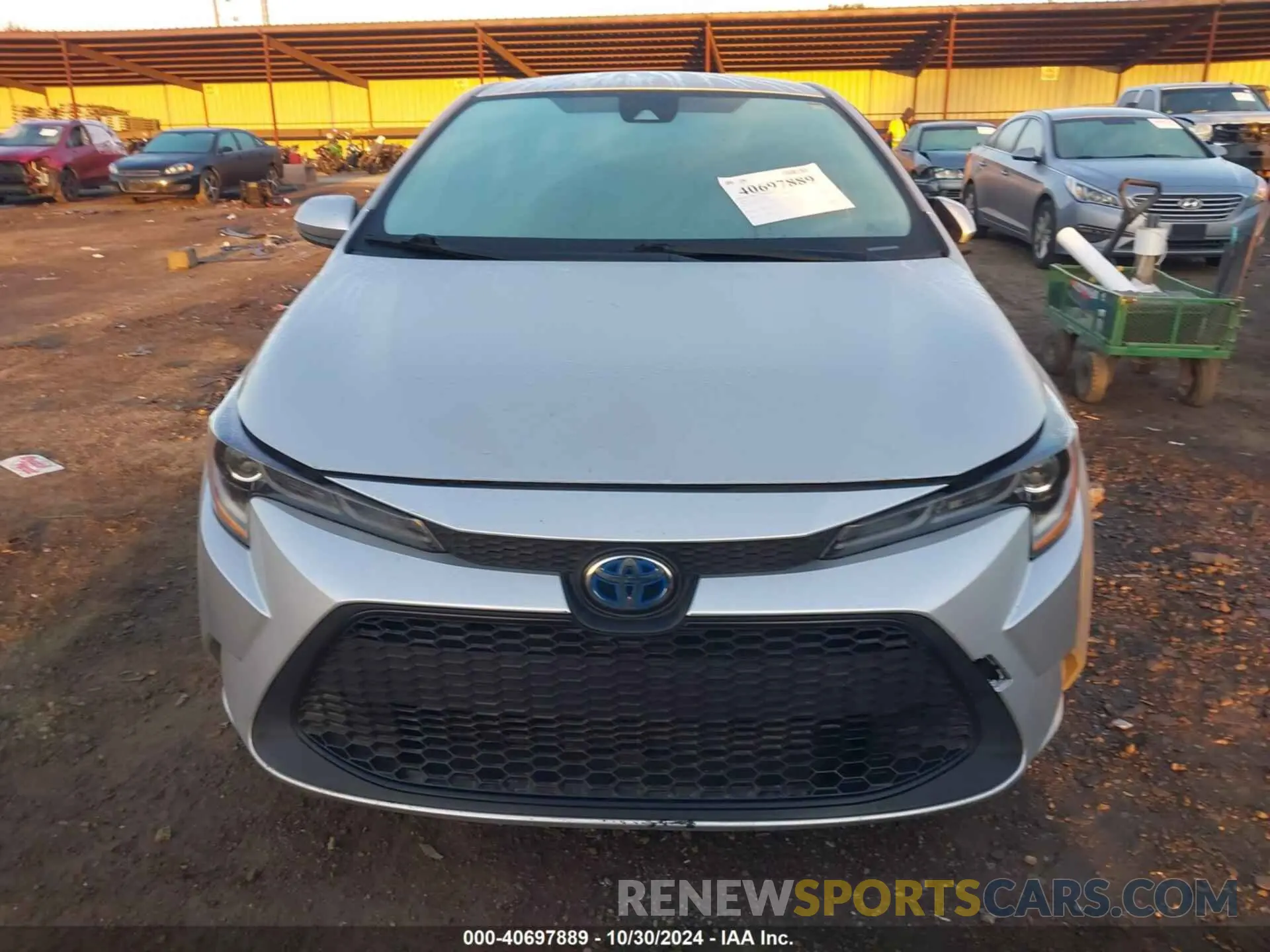 12 Photograph of a damaged car JTDEBRBE7LJ024968 TOYOTA COROLLA 2020