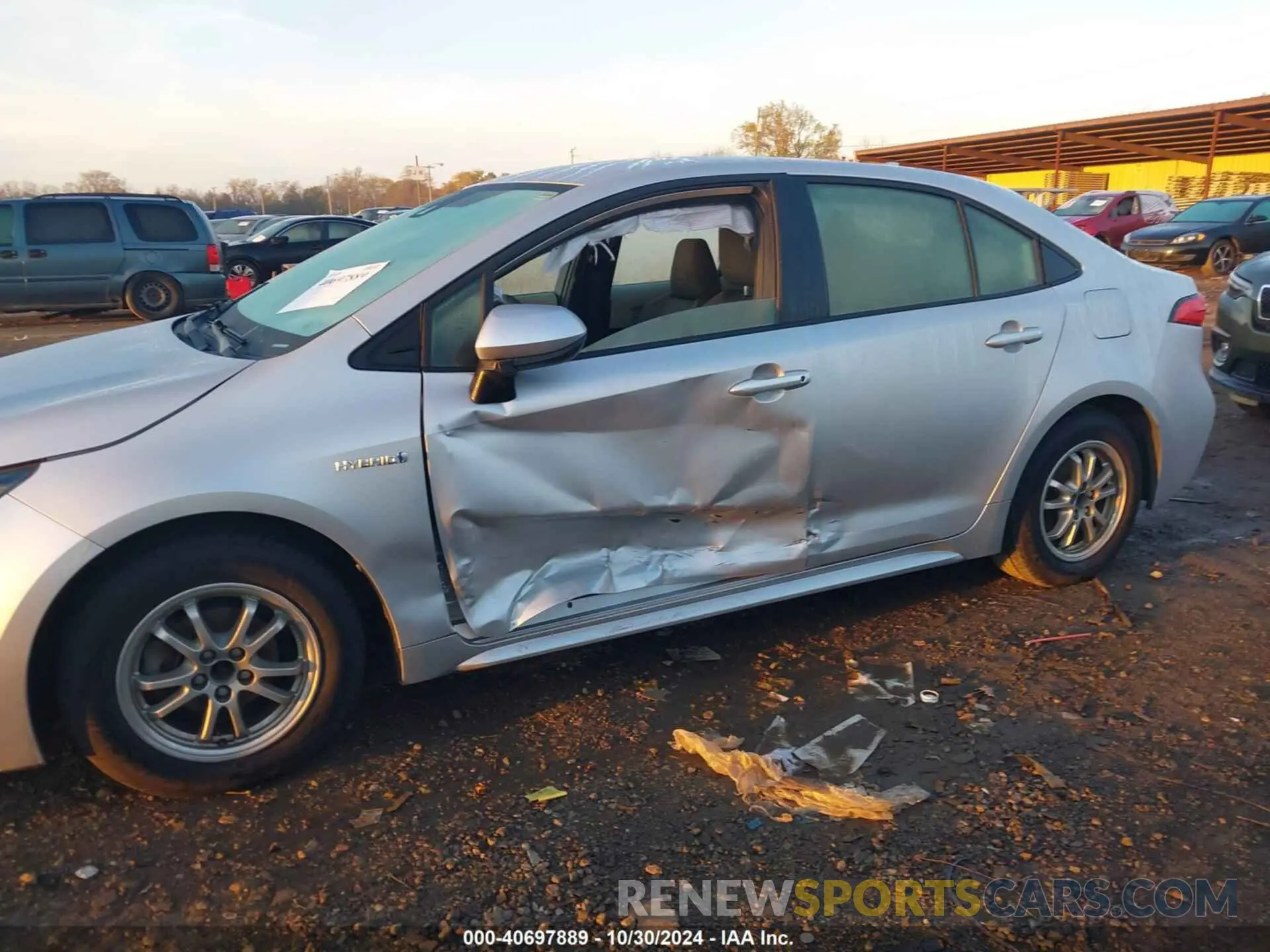 6 Photograph of a damaged car JTDEBRBE7LJ024968 TOYOTA COROLLA 2020