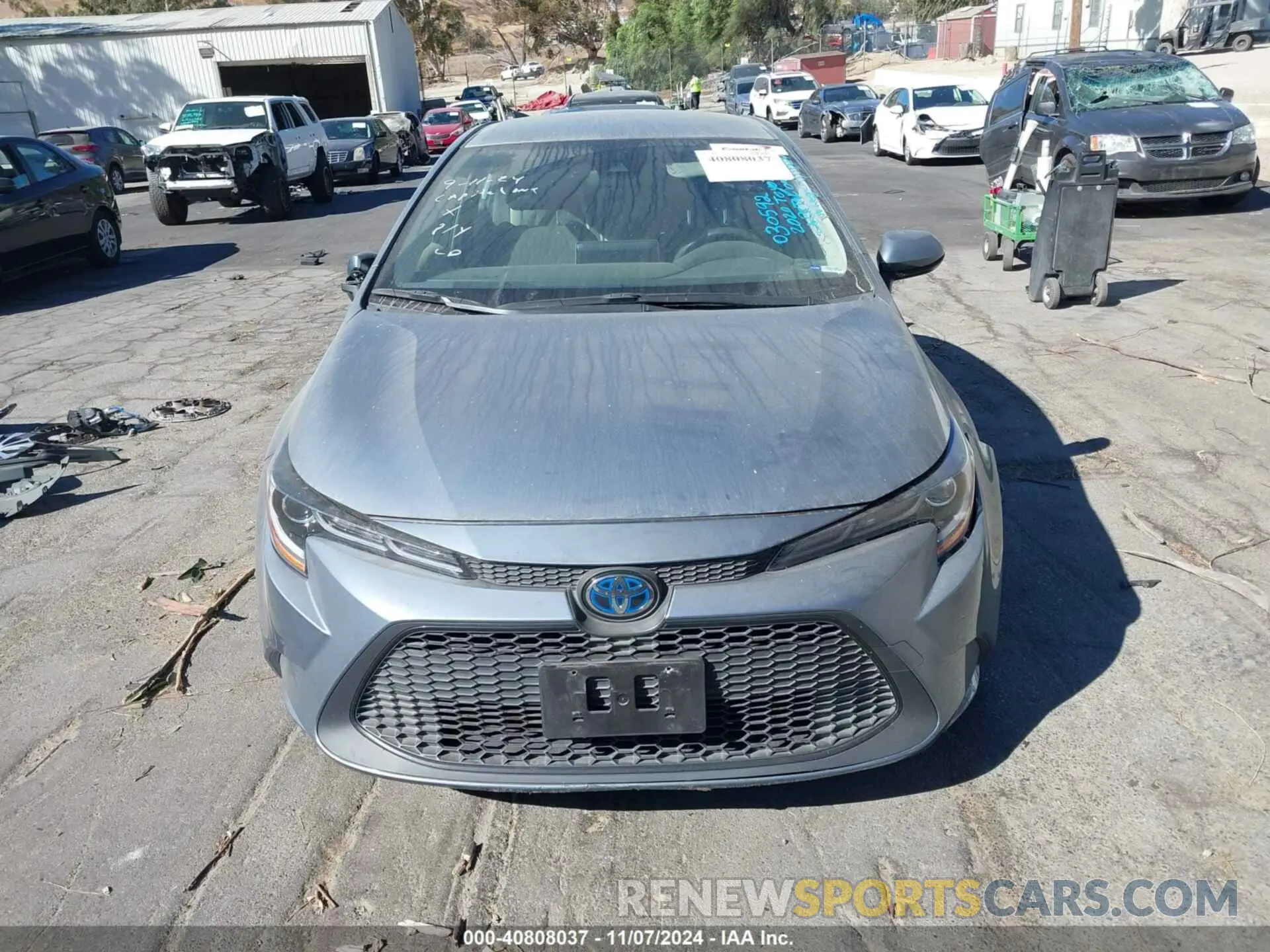 12 Photograph of a damaged car JTDEBRBE7LJ030592 TOYOTA COROLLA 2020