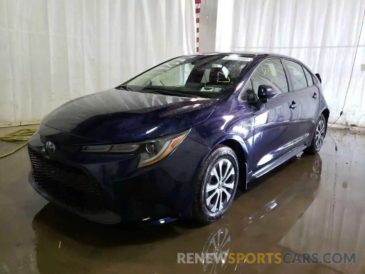 2 Photograph of a damaged car JTDEBRBE8LJ009203 TOYOTA COROLLA 2020