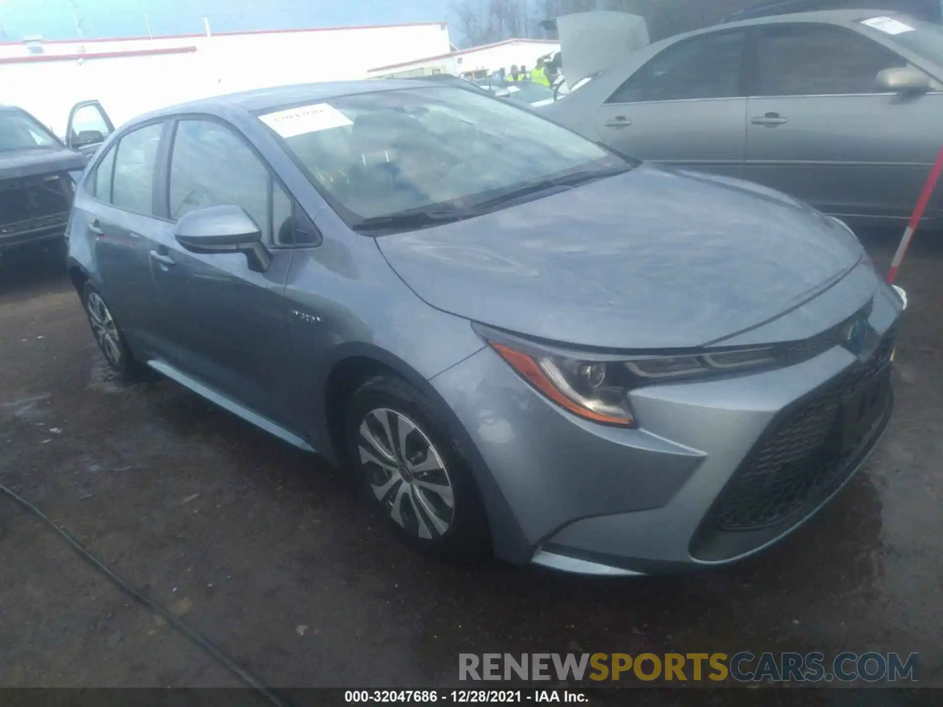 1 Photograph of a damaged car JTDEBRBE8LJ011050 TOYOTA COROLLA 2020