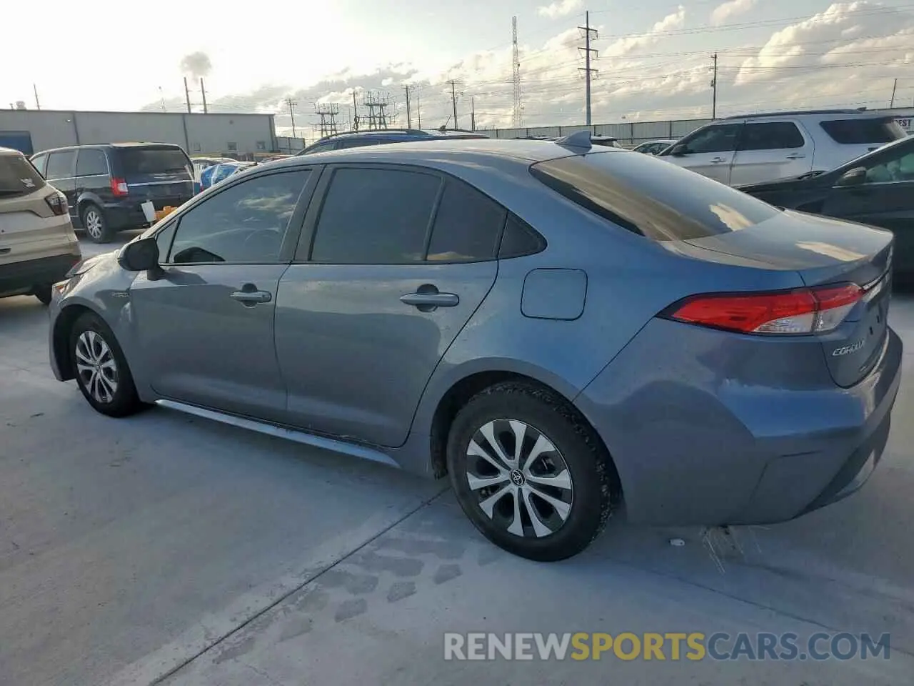 2 Photograph of a damaged car JTDEBRBE8LJ011792 TOYOTA COROLLA 2020