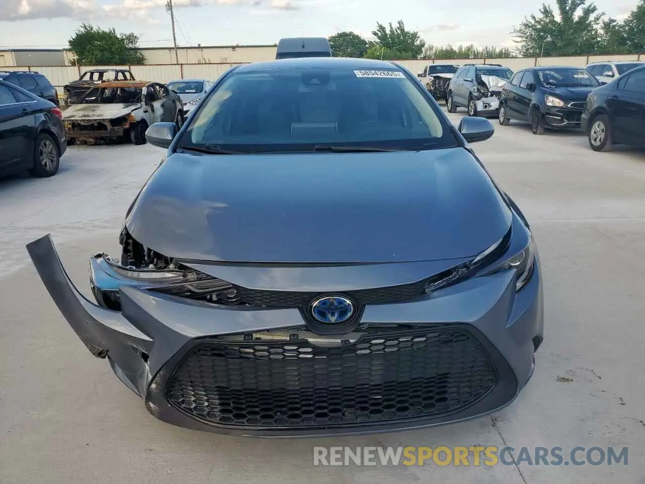 5 Photograph of a damaged car JTDEBRBE8LJ011792 TOYOTA COROLLA 2020