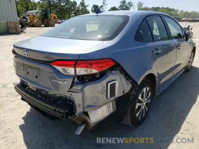 4 Photograph of a damaged car JTDEBRBE8LJ021190 TOYOTA COROLLA 2020