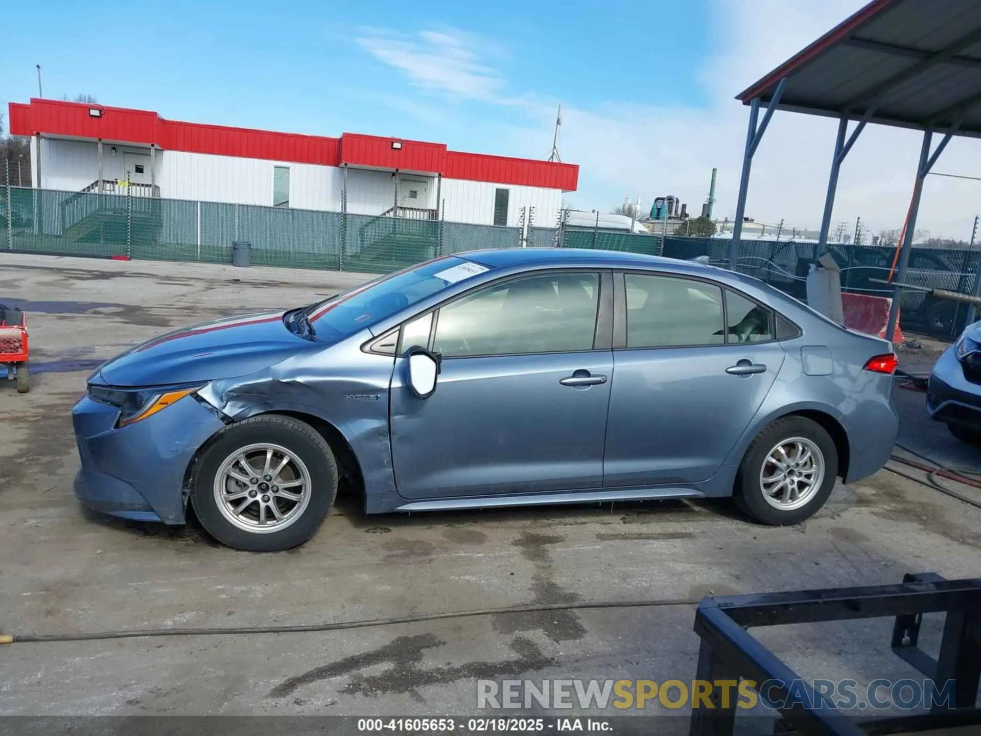14 Photograph of a damaged car JTDEBRBE8LJ022484 TOYOTA COROLLA 2020