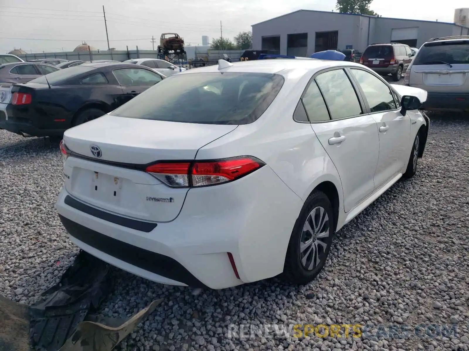 4 Photograph of a damaged car JTDEBRBE8LJ022663 TOYOTA COROLLA 2020