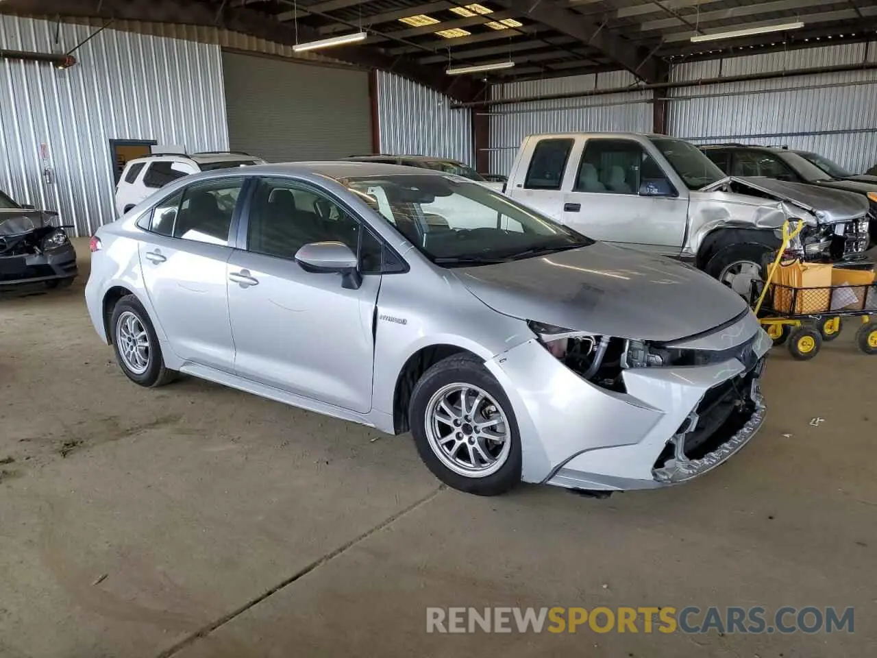 4 Photograph of a damaged car JTDEBRBE8LJ022789 TOYOTA COROLLA 2020
