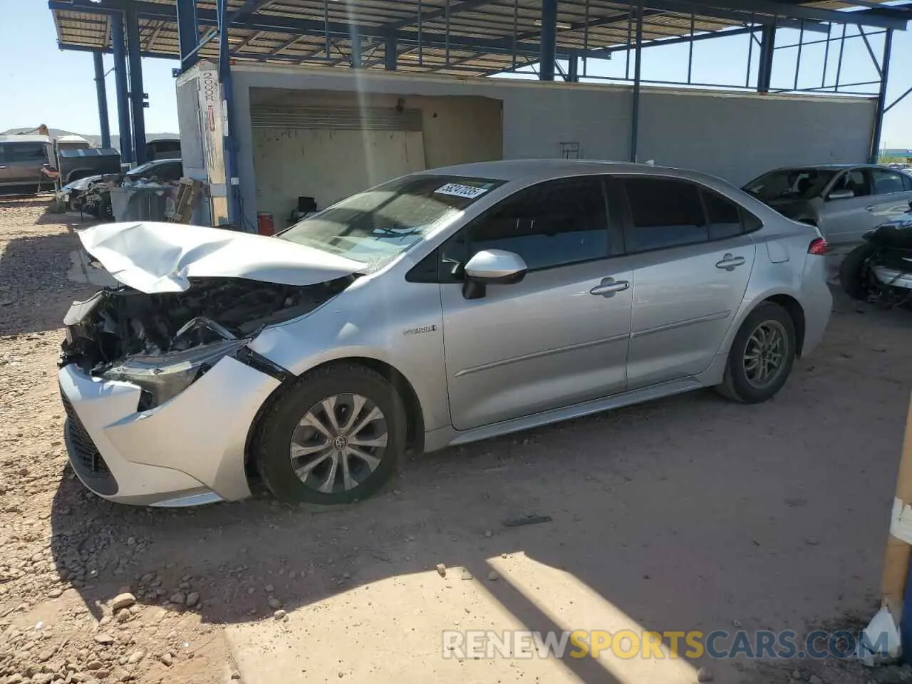 1 Photograph of a damaged car JTDEBRBE8LJ024087 TOYOTA COROLLA 2020