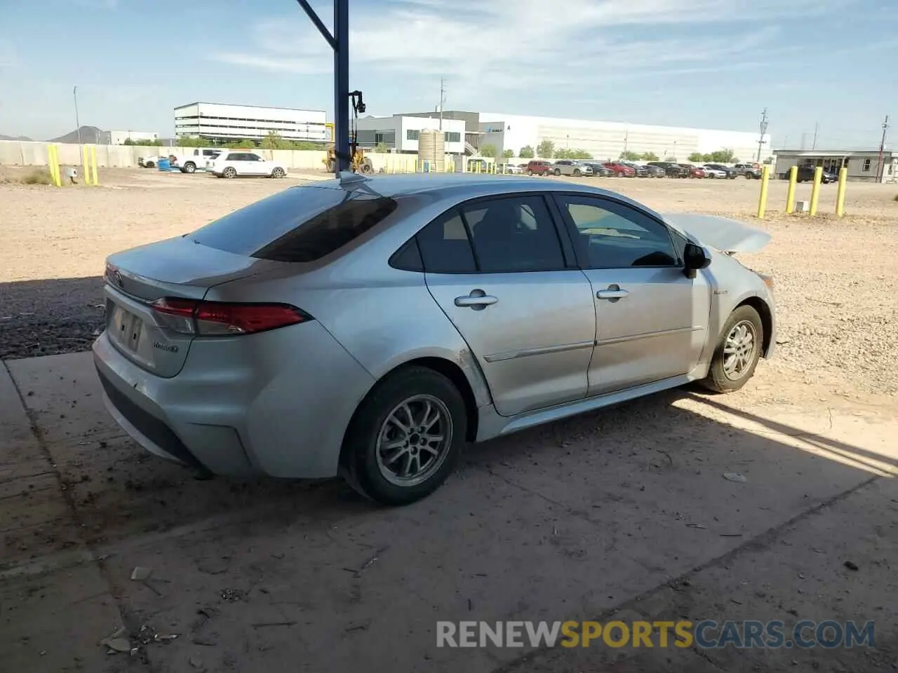 3 Photograph of a damaged car JTDEBRBE8LJ024087 TOYOTA COROLLA 2020
