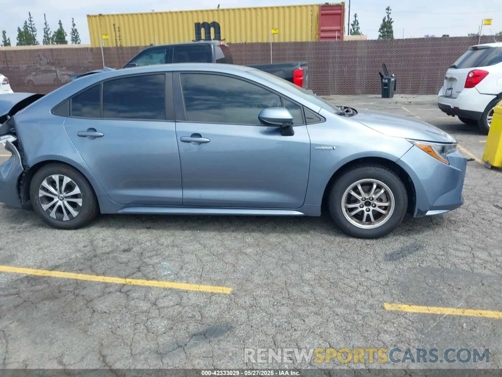 13 Photograph of a damaged car JTDEBRBE9LJ000512 TOYOTA COROLLA 2020