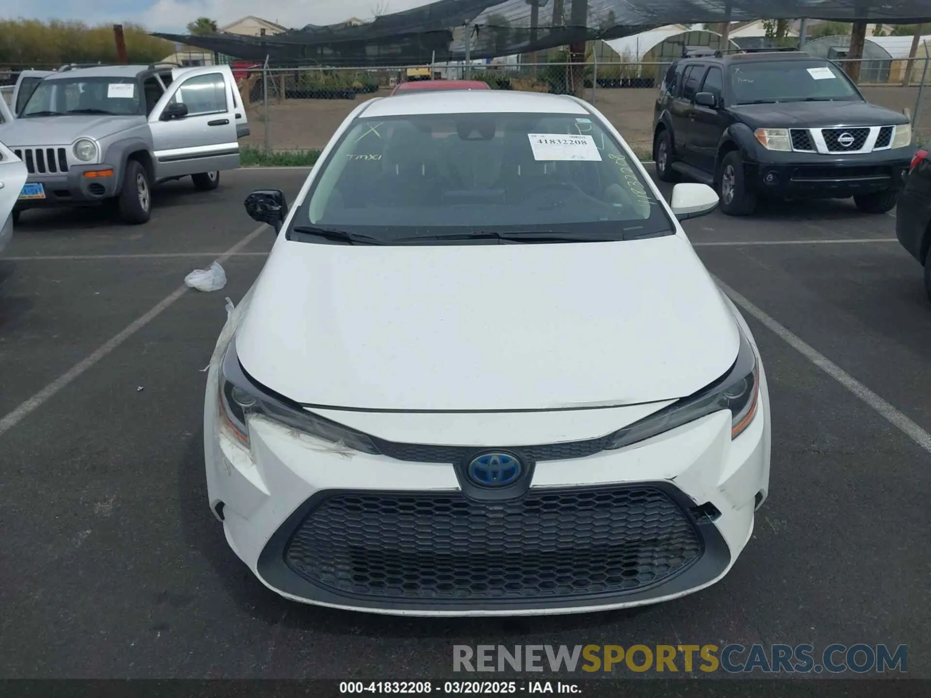 12 Photograph of a damaged car JTDEBRBE9LJ000655 TOYOTA COROLLA 2020